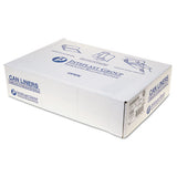 Low-density Commercial Can Liners, 60 Gal, 1.15 Mil, 38" X 58", Clear, 100-carton