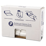 High-density Commercial Can Liners Value Pack, 60 Gal, 14 Microns, 36" X 58", Clear, 250-carton
