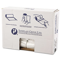 High-density Commercial Can Liners Value Pack, 60 Gal, 14 Microns, 38" X 58", Clear, 200-carton