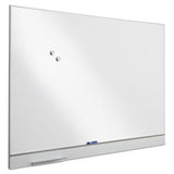 Magnetic Dry Erase Board, Coated Steel, 72 X 46, Aluminum Frame