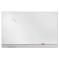 Magnetic Dry Erase Board, Coated Steel, 72 X 46, Aluminum Frame