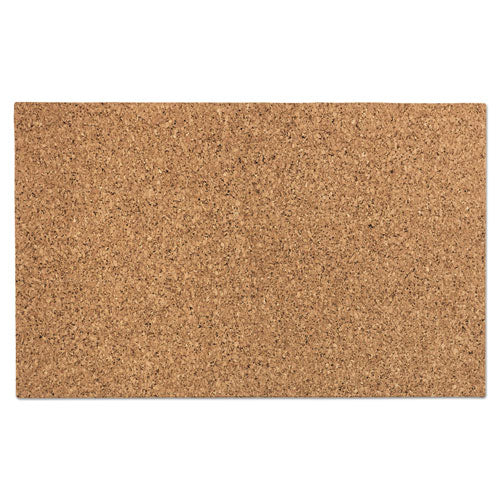 Designer Cork Bulletin Board, 24" X 38", Natural