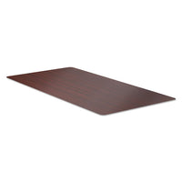 Premium Wood Laminate Folding Table, Rectangular, 60w X 30d X 29h, Mahogany