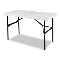 Indestructables Too 1200 Series Folding Table, 48w X 24d X 29h, Platinum