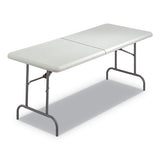 Indestructables Too 1200 Series Folding Table, 60w X 30d X 29h, Charcoal