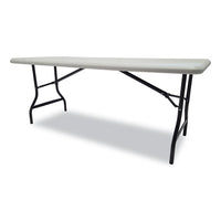 Indestructables Too 1200 Series Folding Table, 72w X 30d X 29h, Platinum