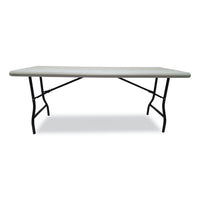 Indestructables Too 1200 Series Folding Table, 72w X 30d X 29h, Platinum