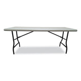 Indestructables Too 1200 Series Folding Table, 72w X 30d X 29h, Platinum