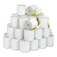 Impact Printing Carbonless Paper Rolls, 3" X 90 Ft, White-canary, 50-carton