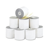 Impact Printing Carbonless Paper Rolls, 2.25" X 70 Ft, White-canary, 10-pack