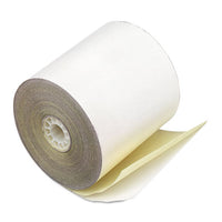 Impact Printing Carbonless Paper Rolls, 2.25" X 70 Ft, White-canary, 50-carton