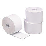 Direct Thermal Printing Thermal Paper Rolls, 2.25" X 165 Ft, White, 3-pack