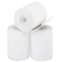 Direct Thermal Printing Paper Rolls, 0.45" Core, 2.25" X 85 Ft, White, 50-carton