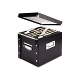 File Box, Letter-legal Files, 16.25" X 9.75" X 13.25", Black