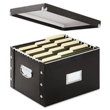 File Box, Letter-legal Files, 16.25" X 9.75" X 13.25", Black