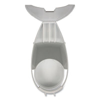 Super Toilet Bowl Caddy W-brush, 4w X 8d, 6" Long, Plastic