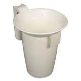 Value-plus Toilet Bowl Caddy, Plastic, 16"h X 4.37" Dia, White