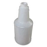 Plastic Bottles With Graduations, 32 Oz, Clear, 12-carton