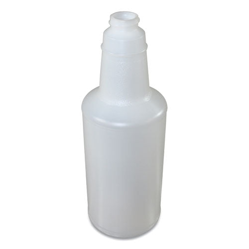 Plastic Bottles With Graduations, 32 Oz, Clear, 12-carton