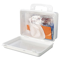 Bloodborne Pathogen Cleanup Kit, Osha Compliant, Plastic Case