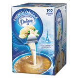 Flavored Liquid Non-dairy Coffee Creamer, French Vanilla, 0.4375 Oz Cup, 48-box