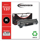 Remanufactured Black Toner, Replacement For Canon 137 (9435b001aa), 2,400 Page-yield