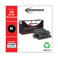 Remanufactured Black Extended-yield Toner, Replacement For Hp 27x (c4127xj), 15,000 Page-yield