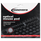 Ultra Slim Mouse Pad, Nonskid Rubber Base, 8-3-4 X 7, Gray