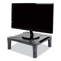 Single Level Monitor Riser, 13 1-8" X 13 1-2" X 4", Black