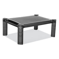 Large Monitor Stand With Cable Management, 12.99" X 17.1", Black