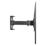 Full-motion Tv Wall Mount For Monitors 32" To 55", 0.75w X 0.5d X 1.63h