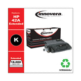 Remanufactured Black Extended-yield Toner, Replacement For Hp 42a (q5942aj), 18,000 Page-yield