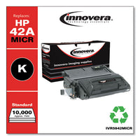 Remanufactured Black Micr Toner, Replacement For Hp 42am (q5942am), 10,000 Page-yield