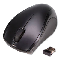 Compact Travel Mouse, 2.4 Ghz Frequency-26 Ft Wireless Range, Left-right Hand Use, Black