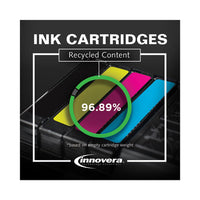 Remanufactured Black Ink, Replacement For Hp 63 (f6u62an), 190 Page-yield