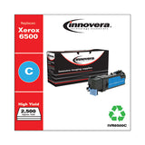 Remanufactured Cyan High-yield Toner, Replacement For Xerox 6500 (106r01594), 2,500 Page-yield