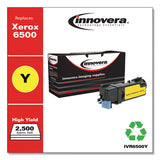 Remanufactured Yellow High-yield Toner, Replacement For Xerox 6500 (106r01596), 2,500 Page-yield