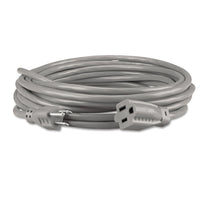 Indoor Heavy-duty Extension Cord, 9ft, Gray