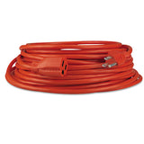 Indoor-outdoor Extension Cord, 25ft, Orange