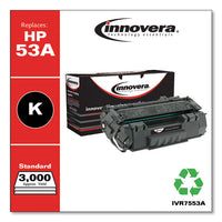Remanufactured Black Toner, Replacement For Hp 53a (q7553a), 3,000 Page-yield