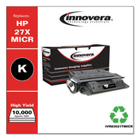 Remanufactured Black High-yield Micr Toner, Replacement For Hp 27xm (c4127xm), 6,000 Page-yield