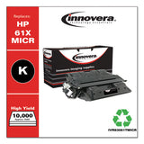 Remanufactured Black High-yield Micr Toner, Replacement For Hp 61xm (c8061xm), 10,000 Page-yield