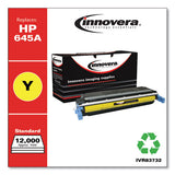 Remanufactured Yellow Toner, Replacement For Hp 645a (c9732a), 12,000 Page-yield