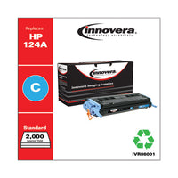 Remanufactured Cyan Toner, Replacement For Hp 124a (q6001a), 2,000 Page-yield