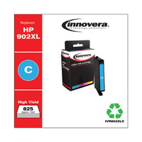 Remanufactured Cyan High-yield Ink, Replacement For Hp 902xl (t6m02an), 825 Page-yield