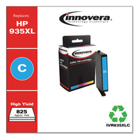 Remanufactured Cyan High-yield Ink, Replacement For Hp 935xl (c2p24an), 825 Page-yield