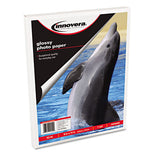 Glossy Photo Paper, 7 Mil, 8.5 X 11, Glossy White, 50-pack