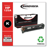 Remanufactured Black Toner, Replacement For Hp 125a (cb540a), 2,200 Page-yield