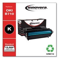 Remanufactured Black Toner, Replacement For Oki B710 (52123601), 15,000 Page-yield