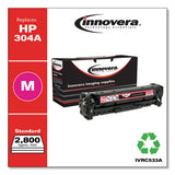 Remanufactured Magenta Toner, Replacement For Hp 304a (cc533a), 2,800 Page-yield